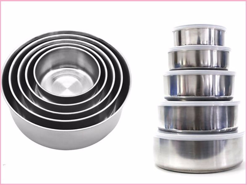 Bộ 5 hộp đựng thực phẩm bằng inox 2