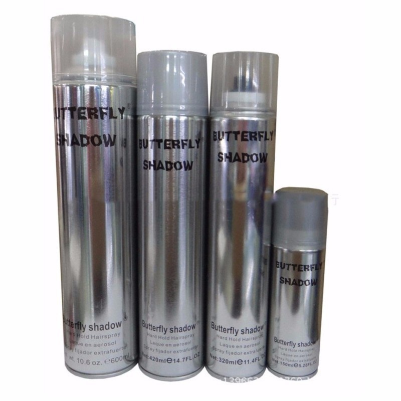 Gôm xịt tóc tạo kiểu tóc Butterfly Shadow 600ml 4