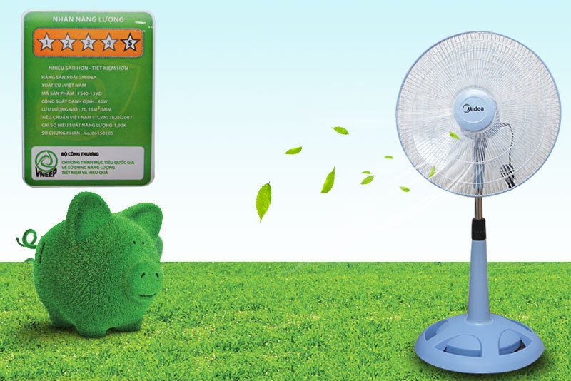 Quạt lửng Midea FS40-15VD