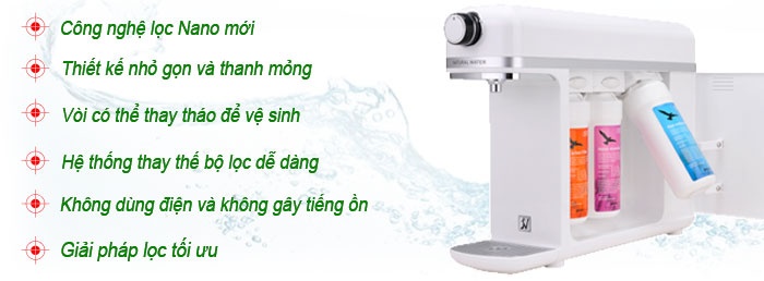 6 ưu việt của máy lọc nước để bàn hàn quốc picogram