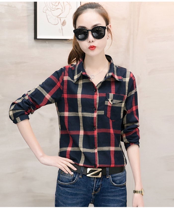 ÁO SƠ MI SỌC 3 MÀU PHỐI TUI HARA - A419 4