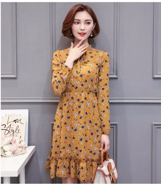 HÀNG NHẬP ĐỦ SIZE -ĐẦM XÒE CAO CẤP HỌA TIẾT BY8071 6