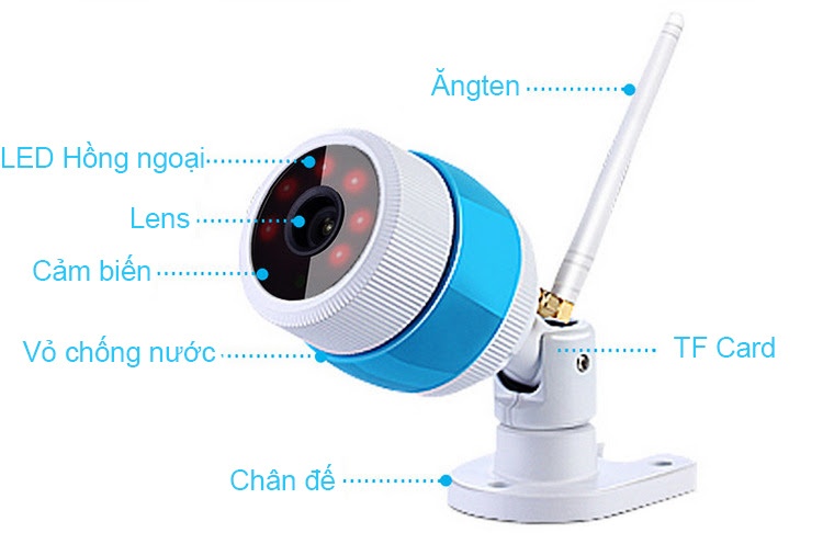 Camera ip wifi Yoosee ngoài trời
