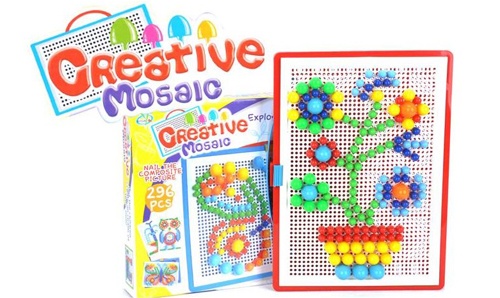 Bộ đồ chơi ghép hạt nhựa Creative Mosaic Bộ đồ chơi ghép hạt nhựa Creative Mosaic