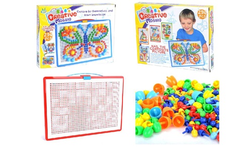 Bộ đồ chơi ghép hạt nhựa Creative Mosaic Bộ đồ chơi ghép hạt nhựa Creative Mosaic