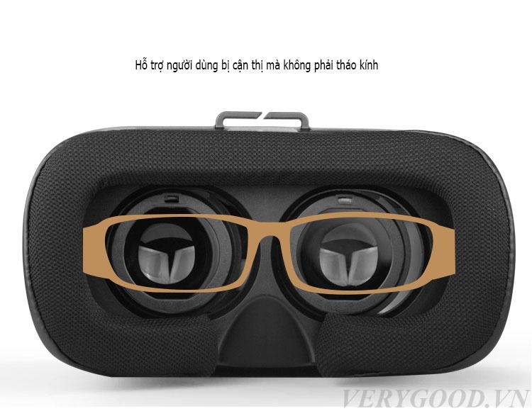 hộ trợ người cận kính thực tế ảo Vr Box 3D