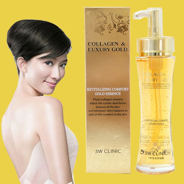 Image result for 3w clinic collagen & luxury gold essence
