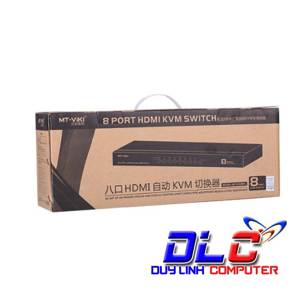 HDMI KVM switch 8 cổng MT ViKI MT-2108HL cao cấp