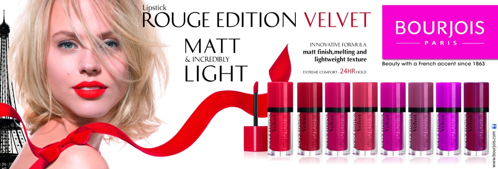 Image result for Bourjois Rouge Edition Velvet banner