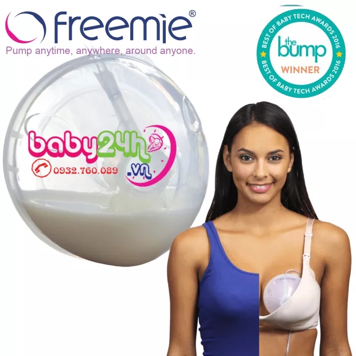 So sánh sự tiện ích của cup hút sữa rảnh tay Freemie thẩm mỹ và áo hút sữa rảnh tay