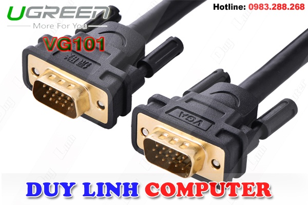 Cáp VGA 3M chính hãng Ugreen UG-11631 chất lượng cao