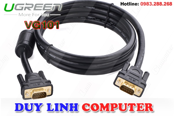 Cáp VGA 3M chính hãng Ugreen UG-11631 chất lượng cao