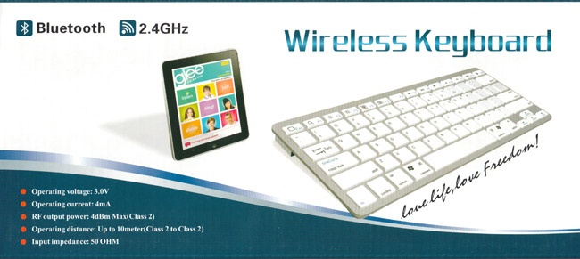 KHUYEN MAI BAN PHIM BLUETOOTH MINI BK3001BA GIA RE