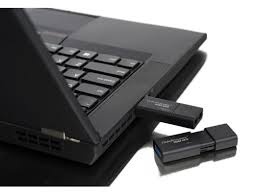 with laptop