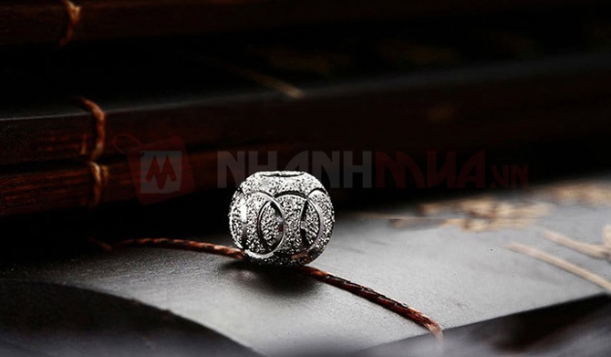 Vòng tay Charm may mắn Bạc Thái