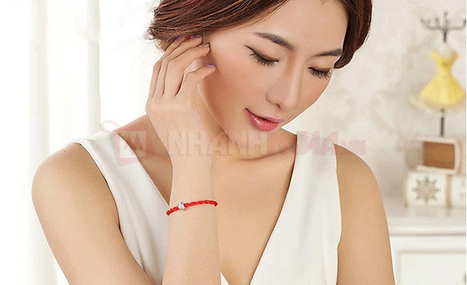 Vòng tay Charm may mắn Bạc Thái