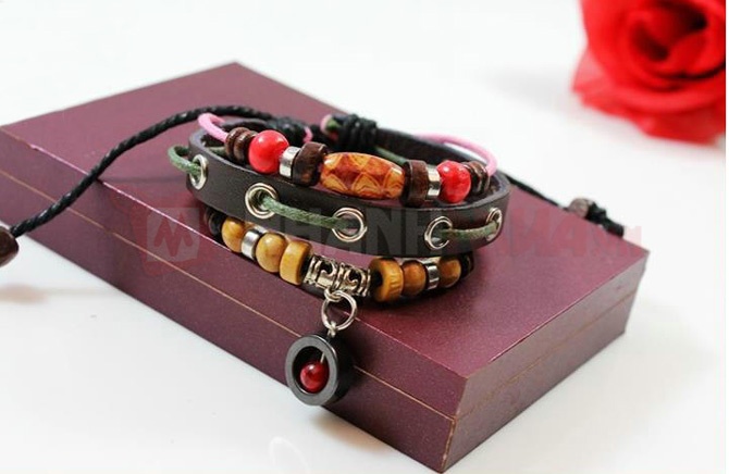 Vòng tay gỗ Handmade Unisex cá tính