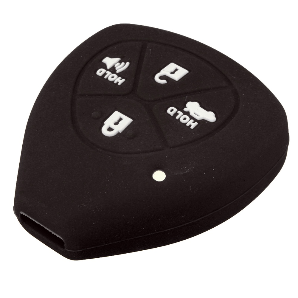 Universal Silicone Skin Cover Shell For TOYOTA Remote Key Case Fob CV4401 BK (Dark Blue). Source · image