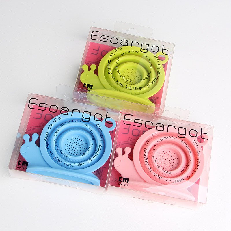 Lọc trà Silicon hình ốc sên KM-1351 hàng Nhật