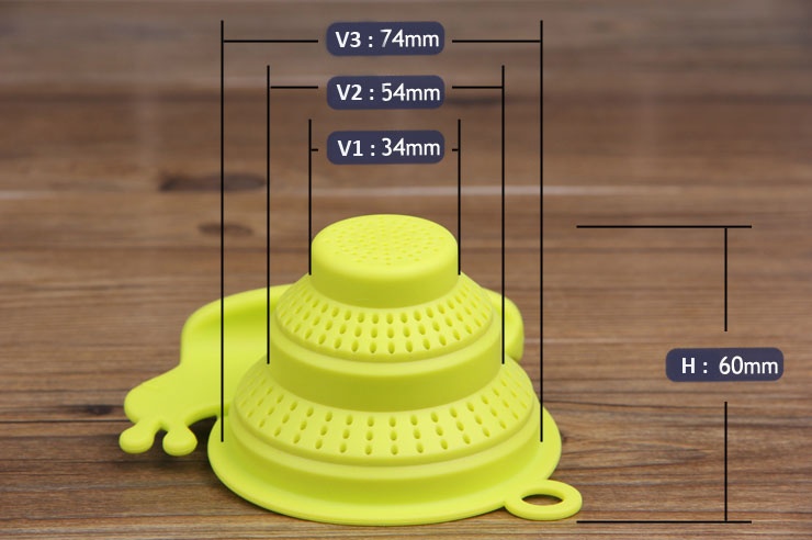 Lọc trà Silicon hình ốc sên KM-1351 hàng Nhật