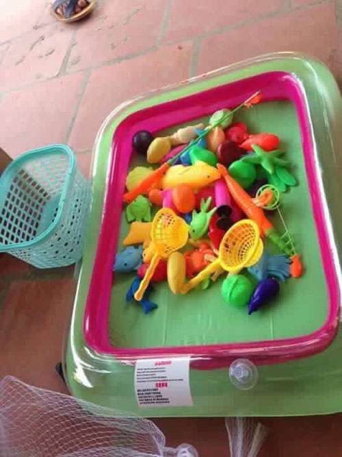 Bể phao câu cá cho bé
