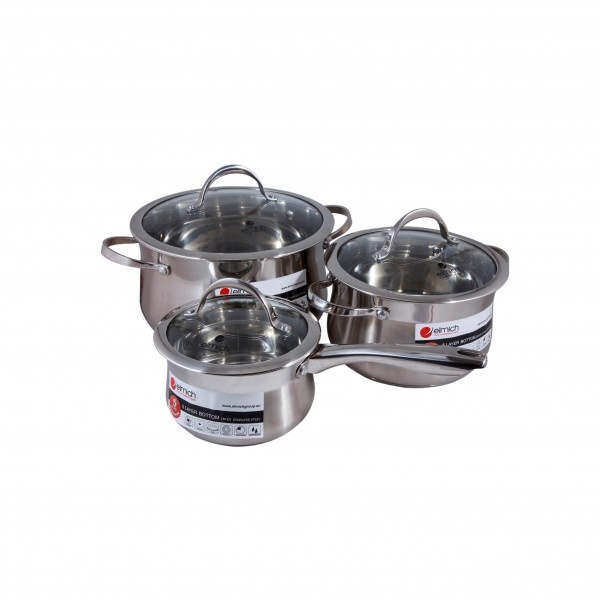Bộ nồi bếp từ inox Elmcih Ibiza EL0124