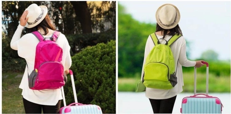 Balo du lịch xếp gọn nhiều màu năng động - 1