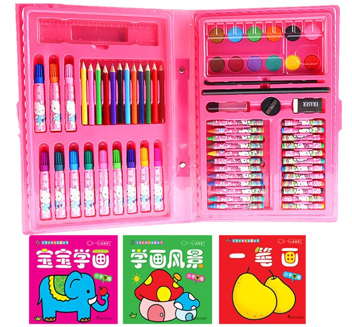 Bộ Bút Chì Màu 86 Món Cho Bé