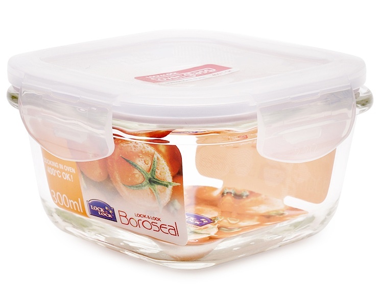 Hộp thủy tinh vuông Lock&Lock LLG205 300ml