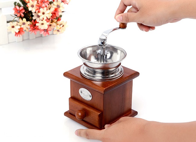 Cối Xay Tiêu, Cafe, Đậu Bằng Gỗ Đa Năng Và Tiện Lợi