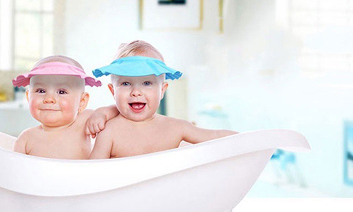 Combo 2 nón gội đầu chắn nước cho bé Combo 2 nón gội đầu chắn nước cho bé