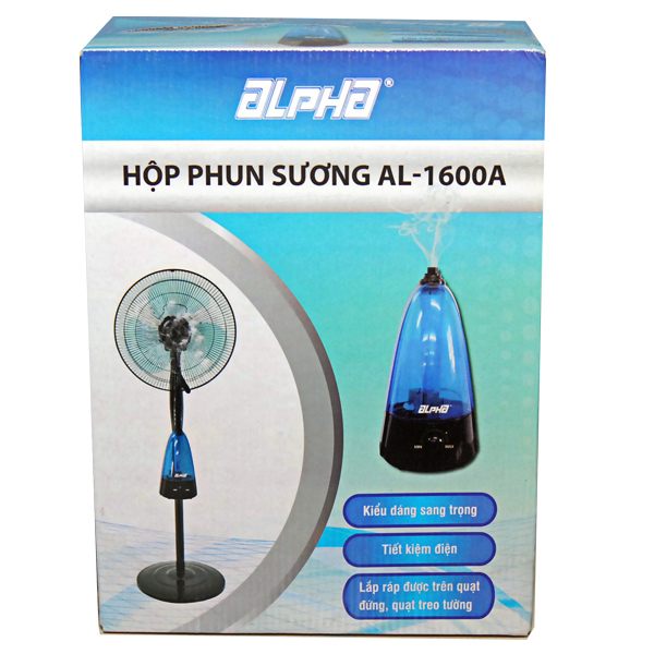 Hộp phun sương tạo ẩm làm mát không khí Alpha AL-1600A