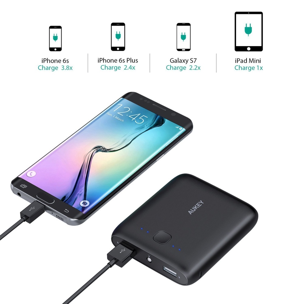 Pin sạc dự phòng Aukey PB-N42 10,000 mah AiPower Fast Charge