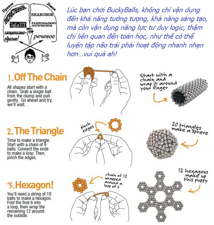 Nam Châm Buckyball giá rẻ - 4