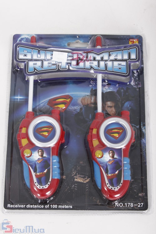 Kết quả hình ảnh cho bộ đàm cho bé superman