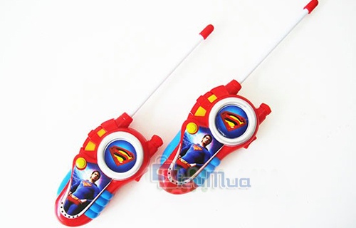Kết quả hình ảnh cho bộ đàm cho bé superman