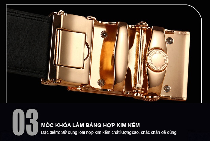Dây Nịt Nam Da Bò Mặt Cá Sấu