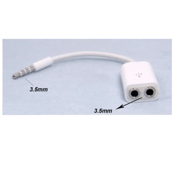 Cáp chia cổng tai nghe 3.5mm từ 1 ra 2 5