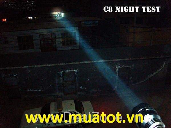 đèn pin siêu sáng Ultrafire C8; muatot.vn