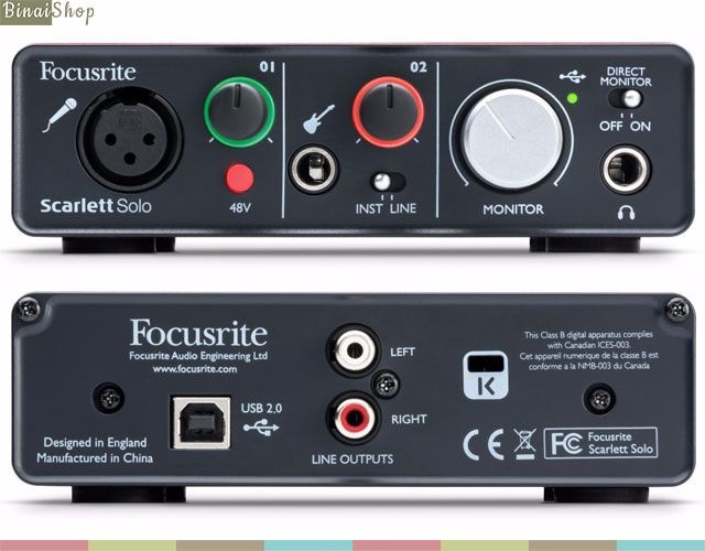 Sound card thu âm usb