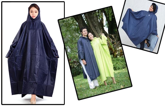 Áo Đi Mưa Cánh Dơi Vải Dù Siêu Bền Cao Cấp