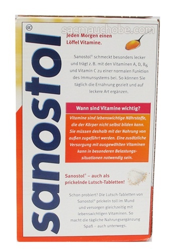 Vitamin Sanostol 3 chai 460ml mẫu mới hàng chính hãng