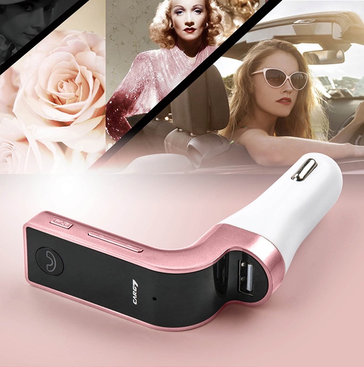 Sạc CAR G7 CAO CẤP , KẾT NỐI BLUETOOTH, NGHE NHẠC MP3 TỪ USB, THẺ NHỚ 4