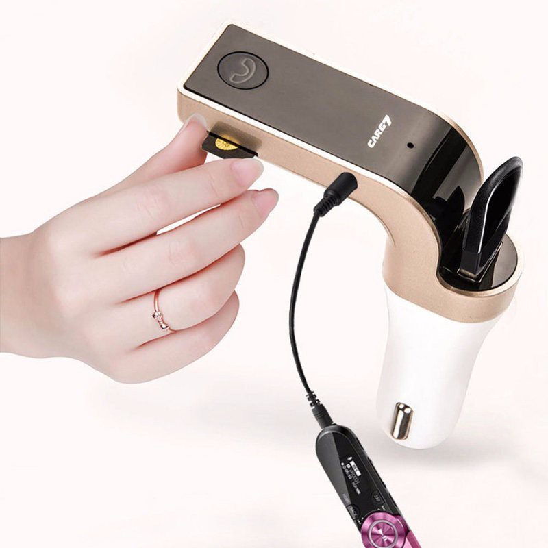 Sạc CAR G7 CAO CẤP , KẾT NỐI BLUETOOTH, NGHE NHẠC MP3 TỪ USB, THẺ NHỚ 6