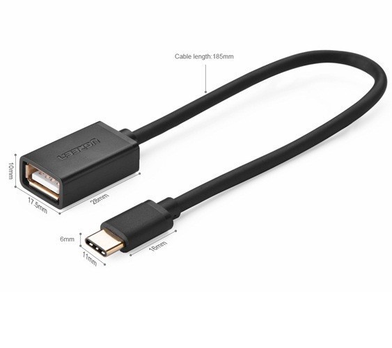 Cáp OTG USB Type C to USB 2.0 chính hãng Ugreen UG-30175 4
