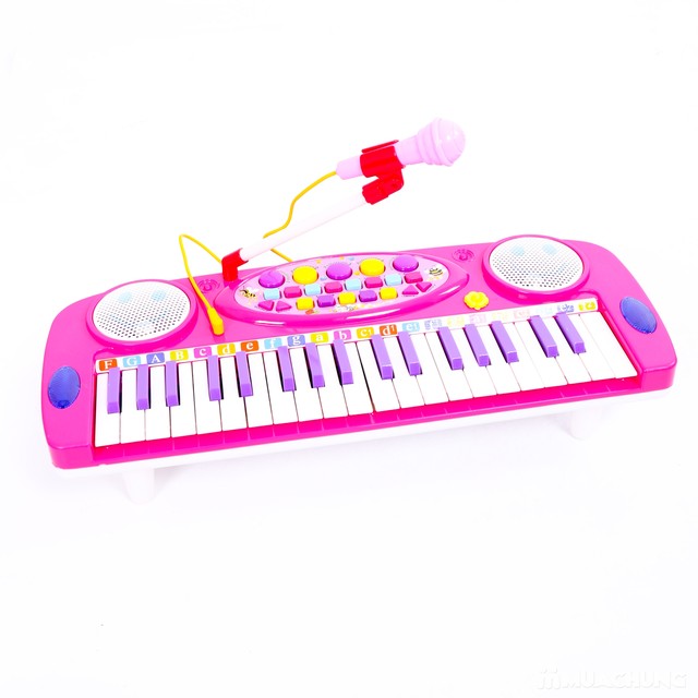 Kết quả hình ảnh cho Đàn Organ Điện Tử Kèm Micro Cho Bé Tập Học Nhạc