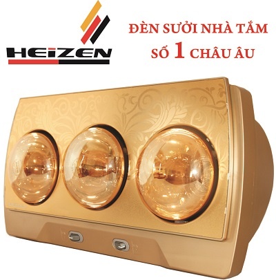 Đèn sưởi nhà tắm Heizen 3 bóng HE-3B