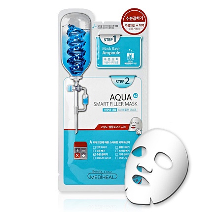 Kết quả hình ảnh cho Mediheal Aqua Double Smart Filler Mask