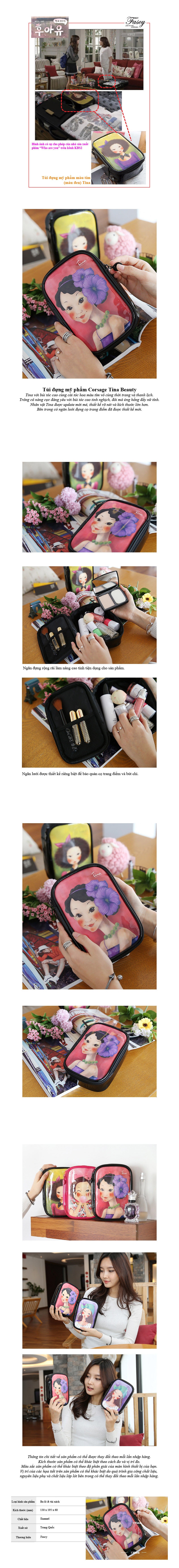 Corsage Tina Beauty Pouch