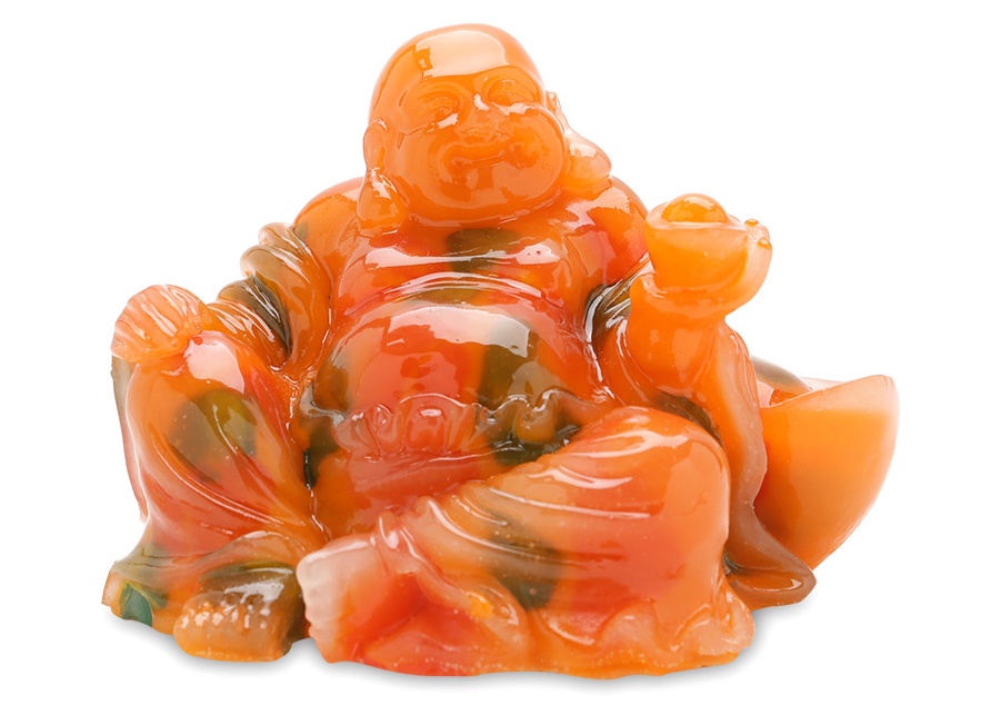 Tượng di lặc bát vàng màu tứ quý